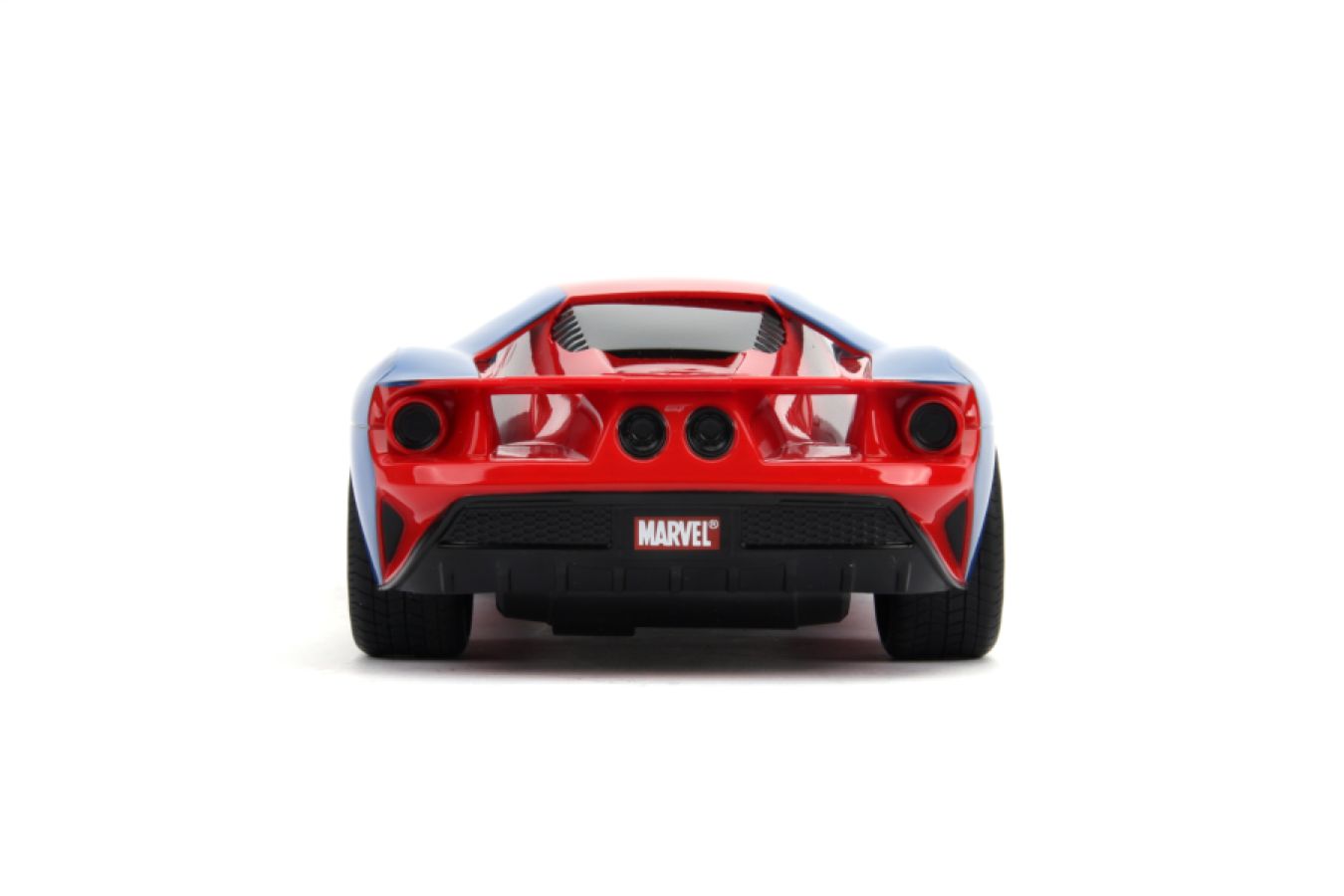 Image Pop Weasel - Image 4 of Marvel Comics - 2017 Ford GT (Spider-Man) 1:16 Scale Remote Control Car - Jada Toys