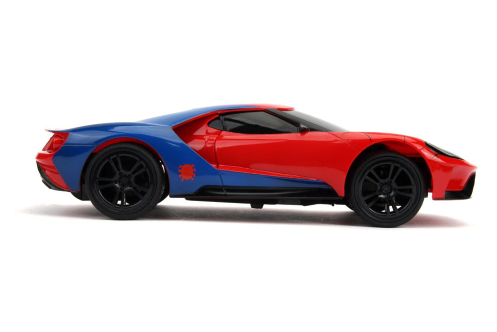 Image Pop Weasel - Image 5 of Marvel Comics - 2017 Ford GT (Spider-Man) 1:16 Scale Remote Control Car - Jada Toys - Remote Control Car - Image - Pop Weasel