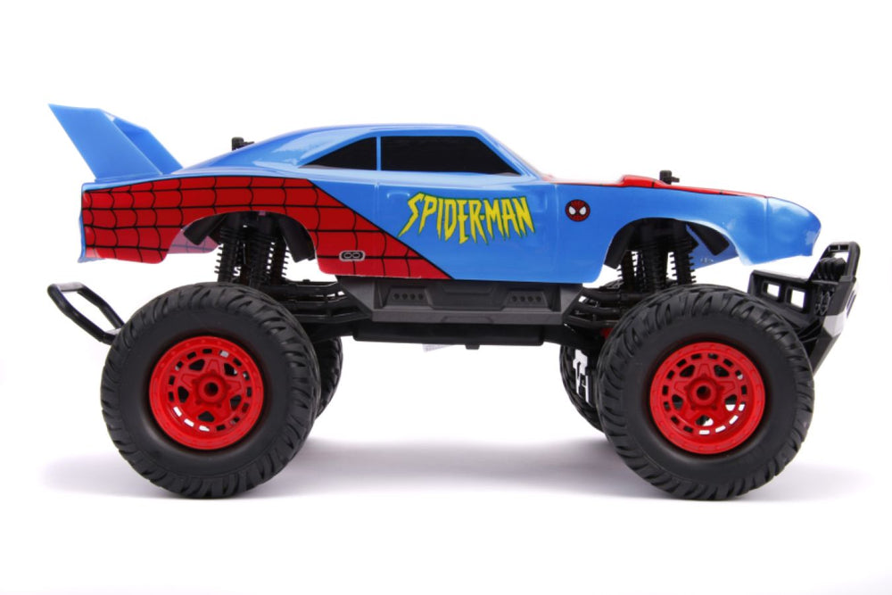 Image Pop Weasel - Image 5 of Hollywood Rides - Dodge Charger Daytona (Spider-Man) 1:12 Remote Control Car - Jada Toys - Remote Control Car - Image - Pop Weasel