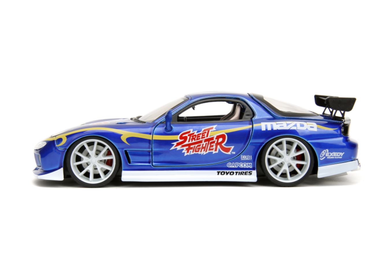 Pop Weasel - Image 4 of Street Fighter - Mazda RX-7 (1993) 1:24 Scale with Chun-Li Figure - Jada Toys