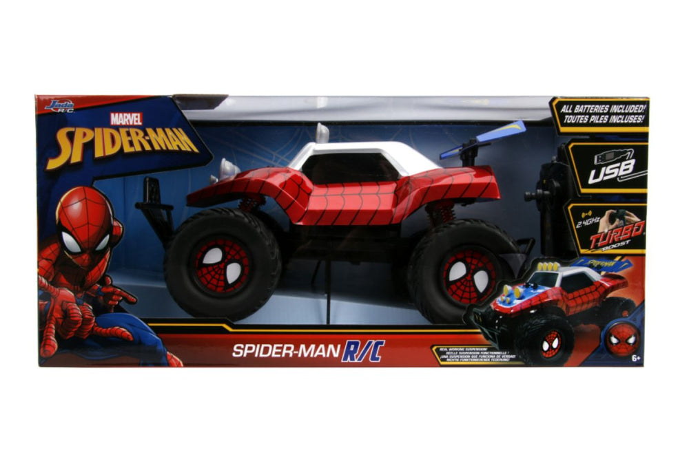 Image Pop Weasel - Image 5 of Marvel Comics - Spider-Man (Peter Parker) Buggy 1:14 Scale Remote Control Car - Jada Toys - Remote Control Car - Image - Pop Weasel