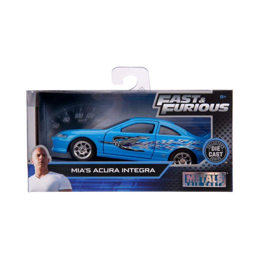 Pop Weasel - Image 6 of Fast and Furious - 1995 Honda Integra Type-R 1:32 Scale Hollywood Ride - Jada Toys