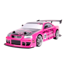 Pop Weasel Image of Hello Kitty - 2002 Nissan Skyline GT-R (BNR34) 1:10 Scale Remote Control Car - Jada Toys