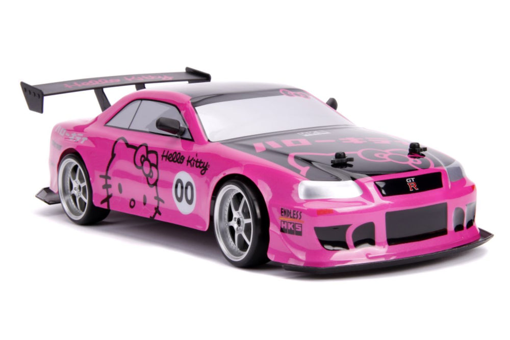 Pop Weasel - Image 3 of Hello Kitty - 2002 Nissan Skyline GT-R (BNR34) 1:10 Scale Remote Control Car - Jada Toys - Die Cast - Image - Pop Weasel