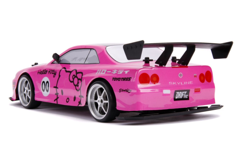 Pop Weasel - Image 6 of Hello Kitty - 2002 Nissan Skyline GT-R (BNR34) 1:10 Scale Remote Control Car - Jada Toys - Die Cast - Image - Pop Weasel