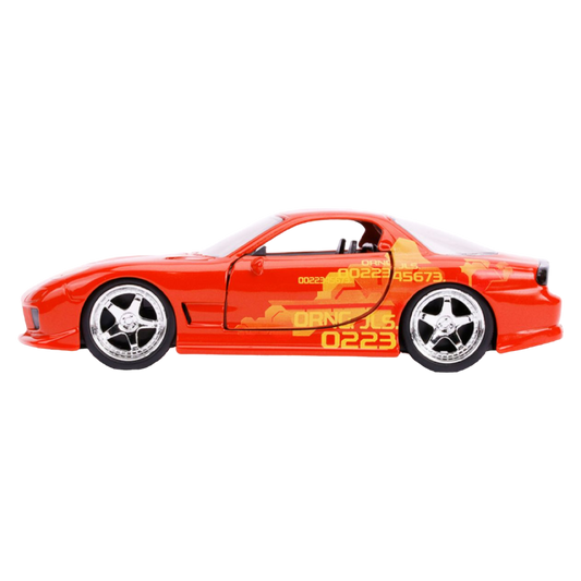 Pop Weasel Image of Fast and Furious - 1993 Mazda RX-7 1:32 Scale Hollywood Ride - Jada Toys