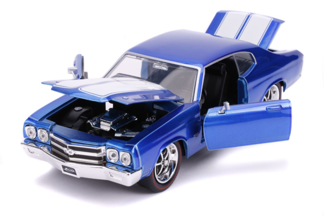 Image Pop Weasel - Image 6 of Big Time Muscle - 1970 Chevy Chevelle 1:24 Scale Diecast Vehicle - Jada Toys