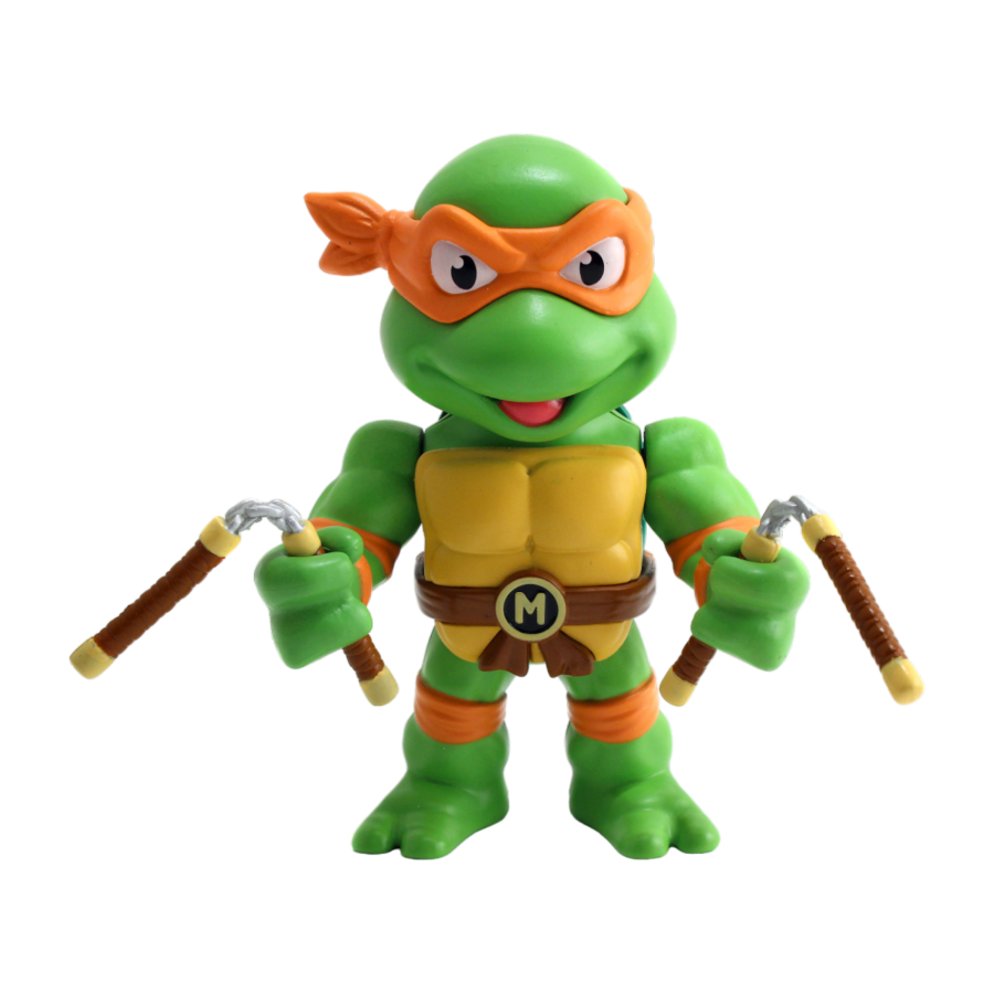 Teenage Mutant Ninja Turtles (TV 1987) - Michelangelo 4" Metals Figure - Jada Toys - Action Figure - Image - Pop Weasel