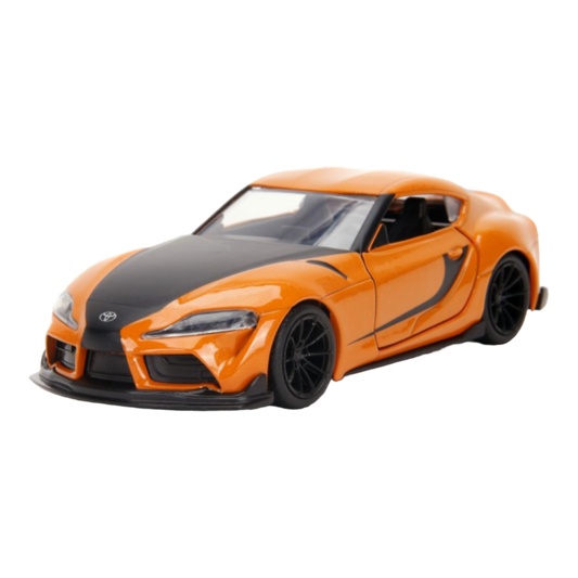 Pop Weasel Image of Fast and Furious 9: The Fast Saga - 2020 Toyota Supra Metallic Orange 1:32 Scale Hollywood Ride - Jada Toys