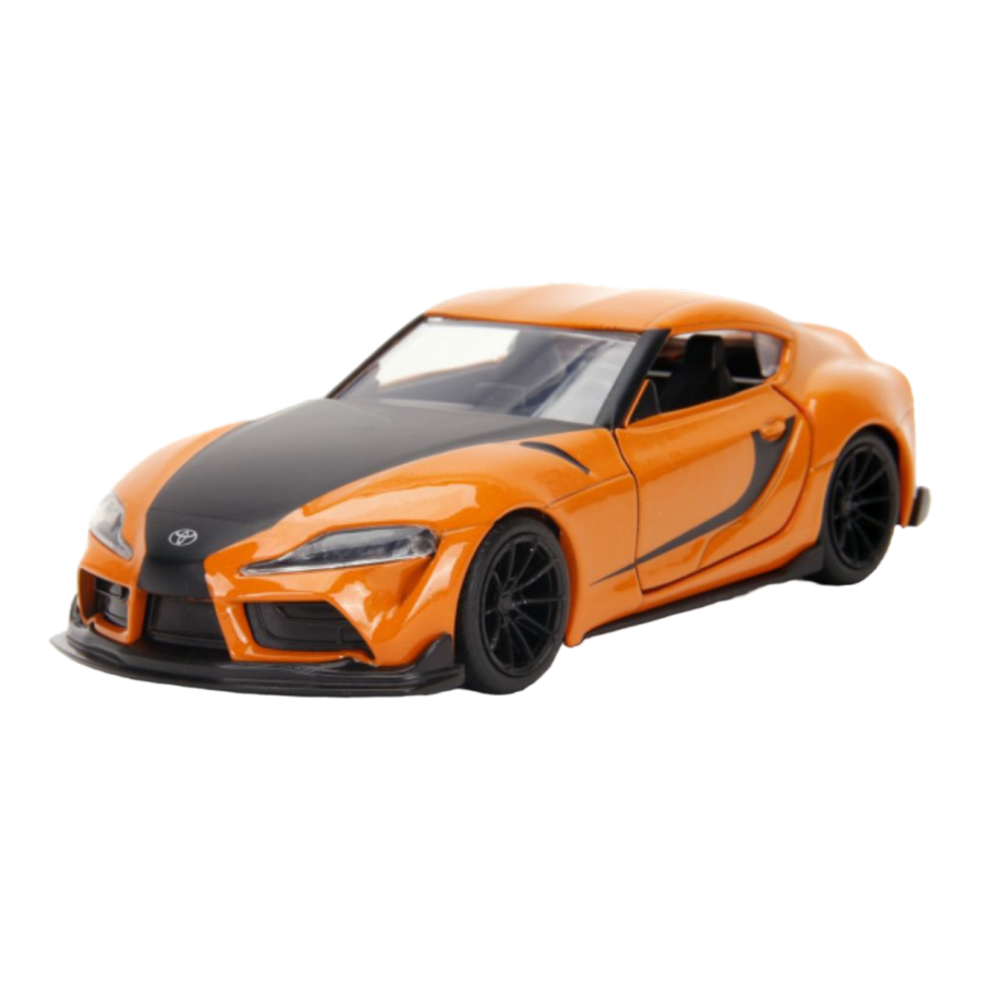 Pop Weasel Image of Fast and Furious 9: The Fast Saga - 2020 Toyota Supra Metallic Orange 1:32 Scale Hollywood Ride - Jada Toys - Die Cast - Image - Pop Weasel