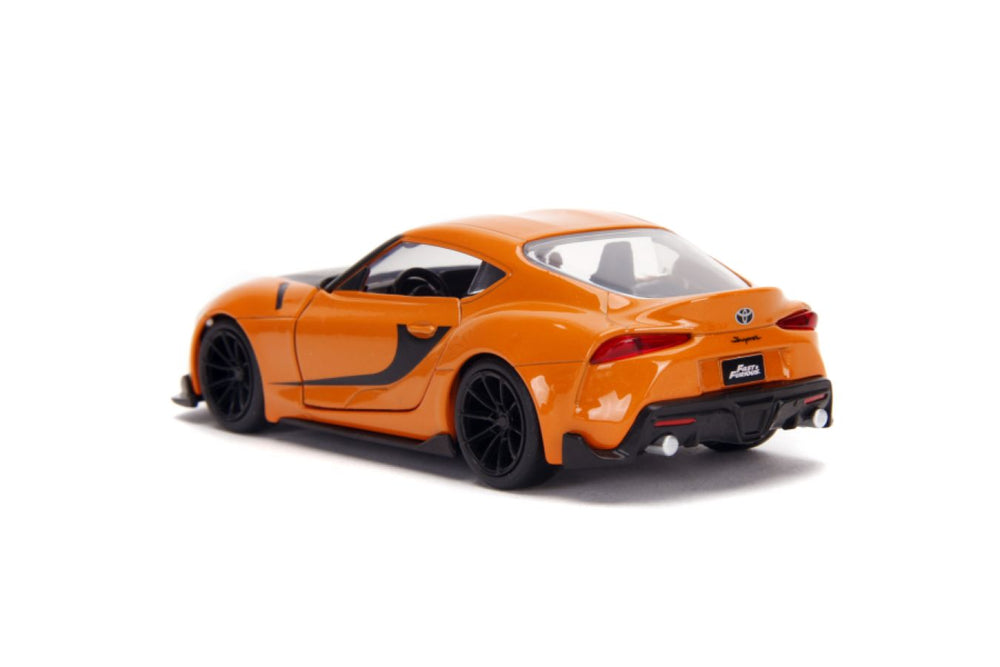 Pop Weasel - Image 3 of Fast and Furious 9: The Fast Saga - 2020 Toyota Supra Metallic Orange 1:32 Scale Hollywood Ride - Jada Toys - Die Cast - Image - Pop Weasel