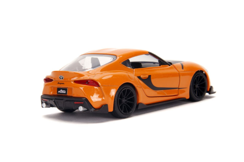 Pop Weasel - Image 5 of Fast and Furious 9: The Fast Saga - 2020 Toyota Supra Metallic Orange 1:32 Scale Hollywood Ride - Jada Toys - Die Cast - Image - Pop Weasel