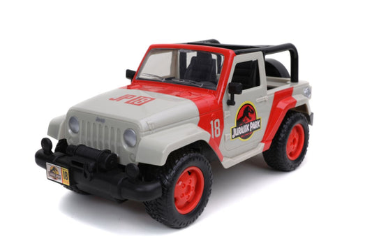 Image Pop Weasel - Image 2 of Jurassic World - 2014 Jeep Wrangler (Jurassic Park) 1:16 Scale Remote Control Car - Jada Toys