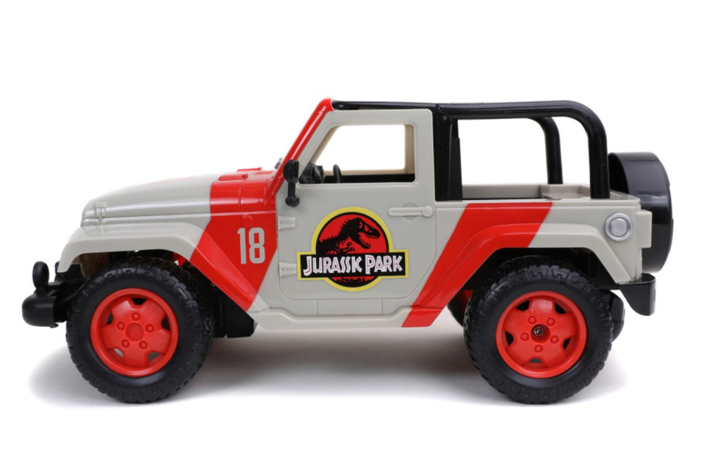 Image Pop Weasel - Image 3 of Jurassic World - 2014 Jeep Wrangler (Jurassic Park) 1:16 Scale Remote Control Car - Jada Toys - Remote Control Car - Image - Pop Weasel