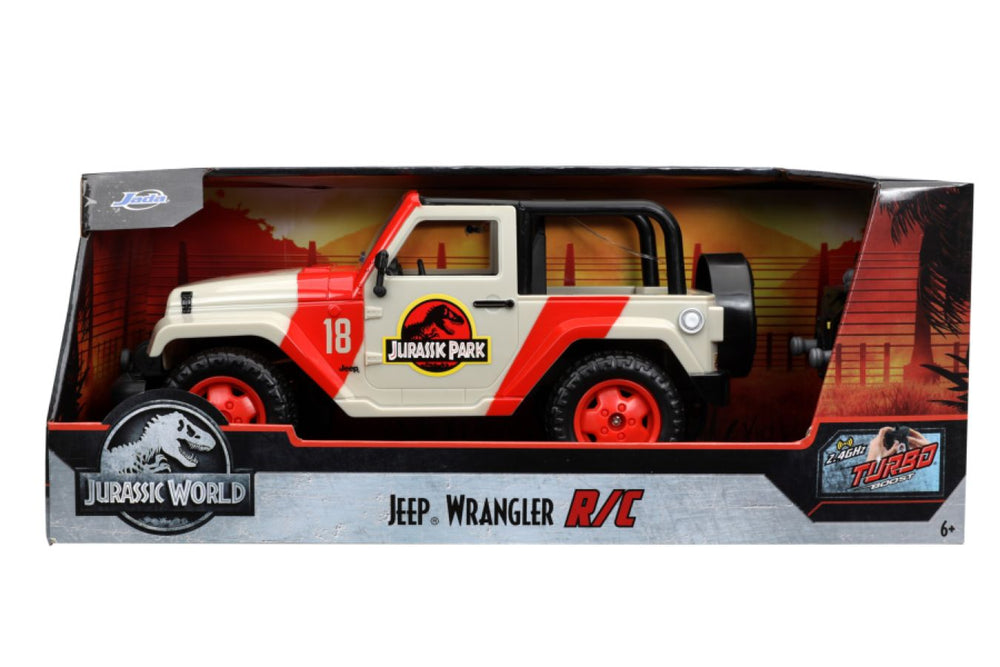 Image Pop Weasel - Image 6 of Jurassic World - 2014 Jeep Wrangler (Jurassic Park) 1:16 Scale Remote Control Car - Jada Toys - Remote Control Car - Image - Pop Weasel