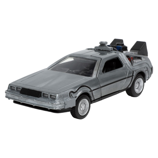 Pop Weasel Image of Back to the Future - Time Machine Free Rolling 1:32 Scale Hollywood Ride - Jada Toys