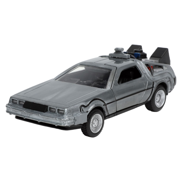 Pop Weasel Image of Back to the Future - Time Machine Free Rolling 1:32 Scale Hollywood Ride - Jada Toys