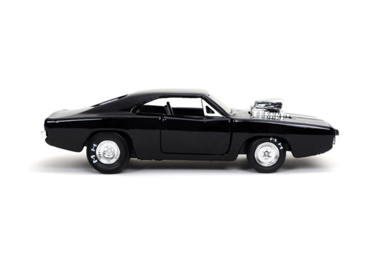 Pop Weasel - Image 2 of Fast and Furious 9: The Fast Saga - 1970 Dodge Charger Black 1:32 Scale Hollywood Ride - Jada Toys