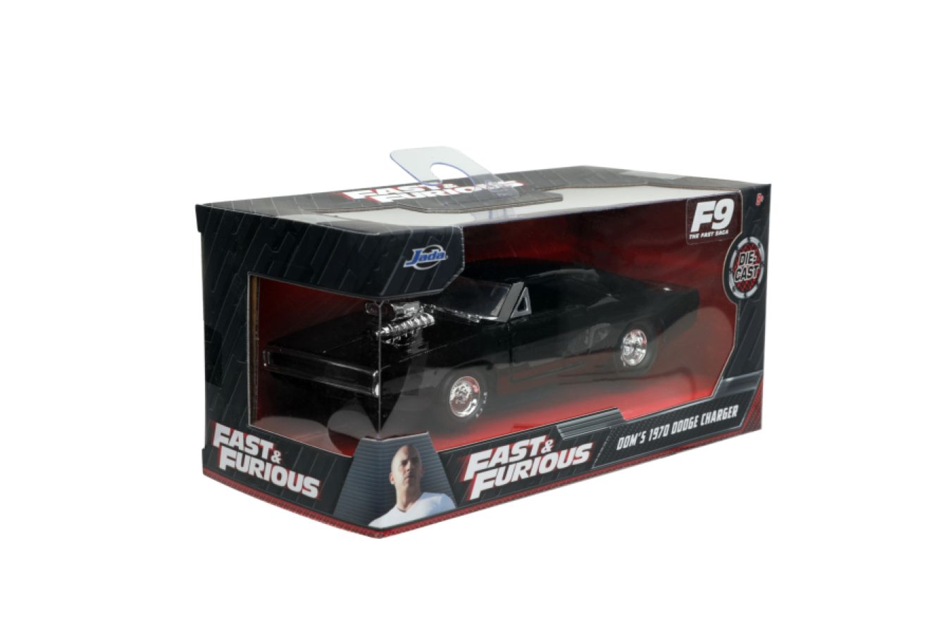 Pop Weasel - Image 11 of Fast and Furious 9: The Fast Saga - 1970 Dodge Charger Black 1:32 Scale Hollywood Ride - Jada Toys