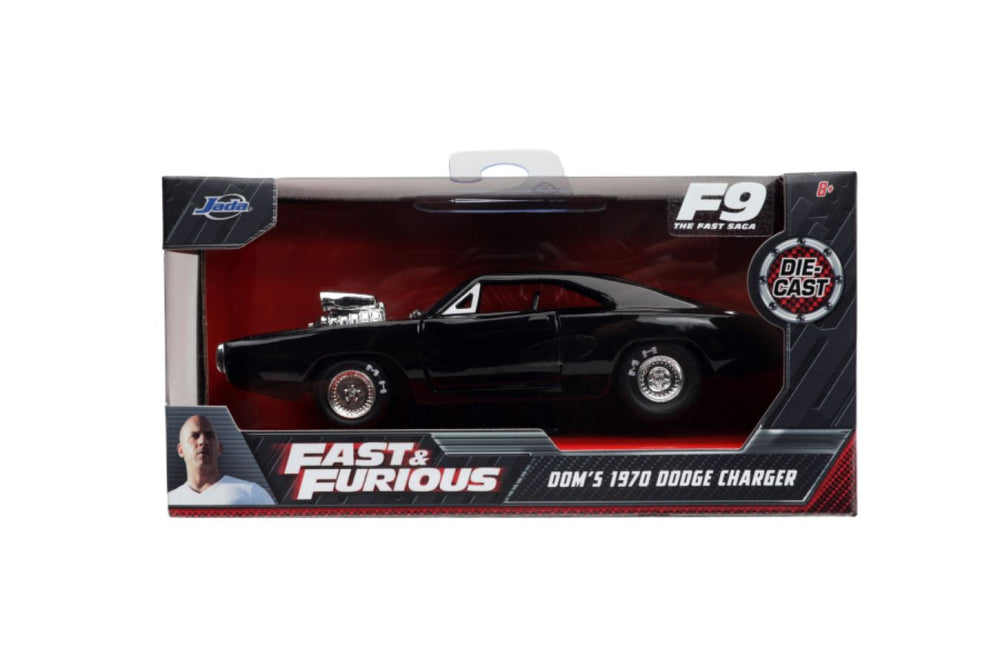 Pop Weasel - Image 12 of Fast and Furious 9: The Fast Saga - 1970 Dodge Charger Black 1:32 Scale Hollywood Ride - Jada Toys - Die Cast - Image - Pop Weasel