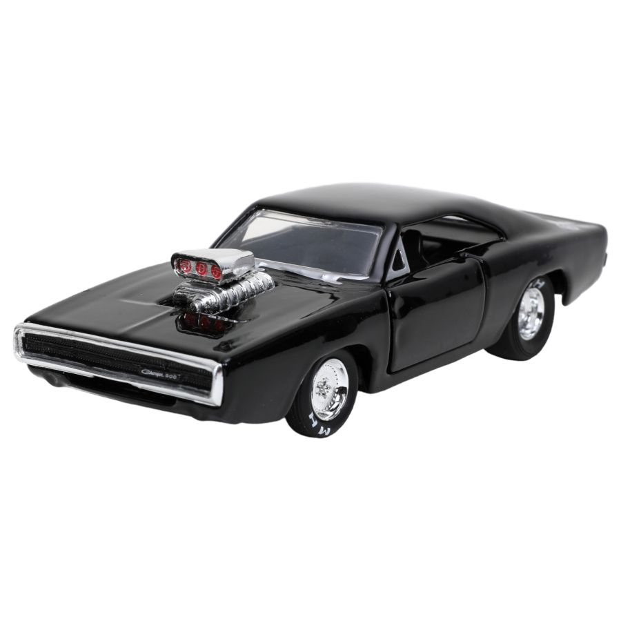 Pop Weasel Image of Fast and Furious 9: The Fast Saga - 1970 Dodge Charger Black 1:32 Scale Hollywood Ride - Jada Toys - Die Cast - Image - Pop Weasel