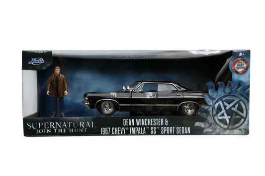 Image Pop Weasel - Image 2 of Supernatural - '67 Chevy Impala with Dean 1:24 Scale Hollywood Ride - Jada Toys