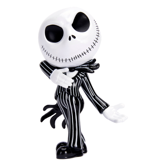 Pop Weasel Image of The Nightmare Before Christmas - Jack Skellington Glow-in-the-dark 4" Diecast MetalFig - Jada Toys