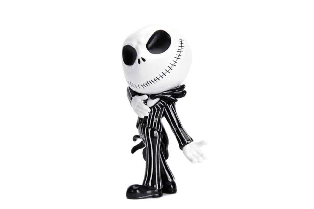 Pop Weasel - Image 3 of The Nightmare Before Christmas - Jack Skellington Glow-in-the-dark 4" Diecast MetalFig - Jada Toys - Statue - Image - Pop Weasel