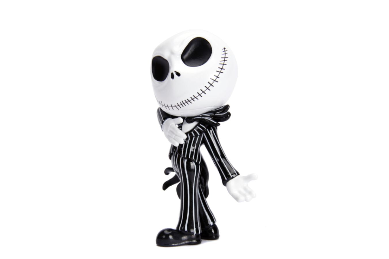 Pop Weasel - Image 3 of The Nightmare Before Christmas - Jack Skellington Glow-in-the-dark 4" Diecast MetalFig - Jada Toys