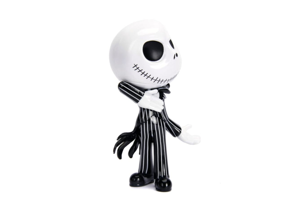 Pop Weasel - Image 5 of The Nightmare Before Christmas - Jack Skellington Glow-in-the-dark 4" Diecast MetalFig - Jada Toys - Statue - Image - Pop Weasel