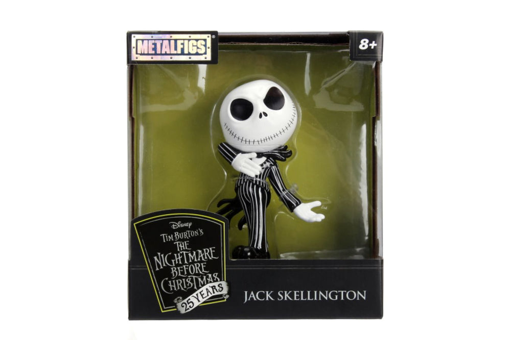 Pop Weasel - Image 6 of The Nightmare Before Christmas - Jack Skellington Glow-in-the-dark 4" Diecast MetalFig - Jada Toys - Statue - Image - Pop Weasel