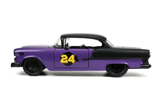 Image Pop Weasel - Image 2 of Big Time Muscle - 1955 Chevy Bel Air Chop Top 1:24 Scale Diecast Vehicle - Jada toys