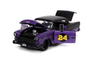 Image Pop Weasel - Image 5 of Big Time Muscle - 1955 Chevy Bel Air Chop Top 1:24 Scale Diecast Vehicle - Jada toys