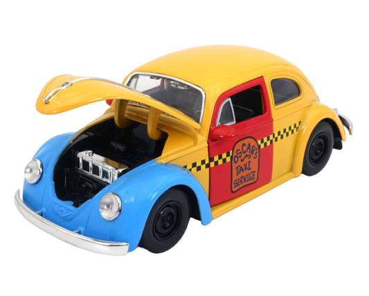 Pop Weasel - Image 2 of Sesame St - 1959 VW Beetle 1:24 Scale HR w/Oscar - Jada Toys