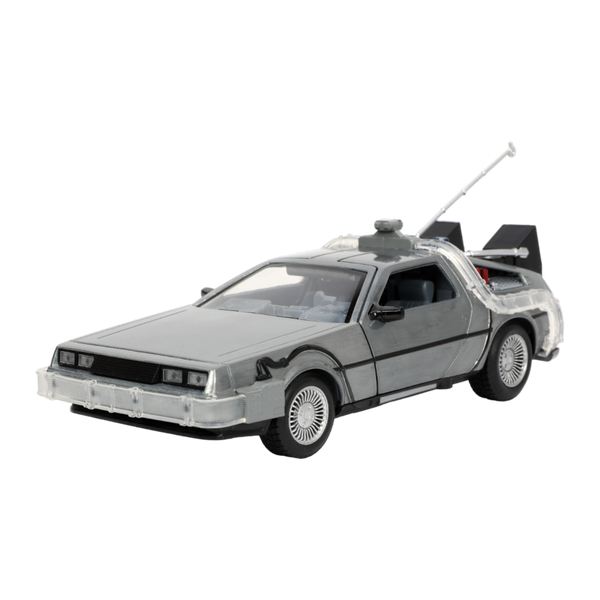 Pop Weasel Image of Back to the Future - Time Machine 1:24 Scale Hollywood Ride - Jada Toys