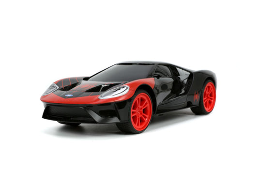 Image Pop Weasel - Image 2 of Marvel Comics - 2017 Ford GT (Mile Morales) 1:16 Scale Remote Control Car - Jada Toys