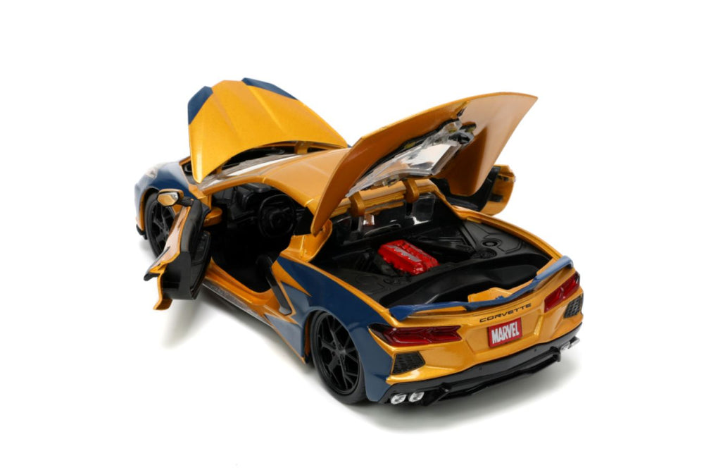 Pop Weasel - Image 14 of Marvel Comics - Wolverine & 2020 Chevy Corvette 1:24 Scale - Jada Toys - Die Cast - Image - Pop Weasel