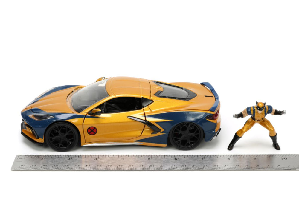 Pop Weasel - Image 15 of Marvel Comics - Wolverine & 2020 Chevy Corvette 1:24 Scale - Jada Toys - Die Cast - Image - Pop Weasel