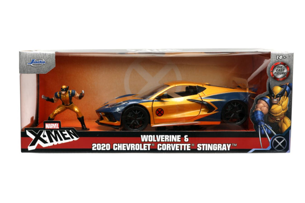 Pop Weasel - Image 17 of Marvel Comics - Wolverine & 2020 Chevy Corvette 1:24 Scale - Jada Toys - Die Cast - Image - Pop Weasel