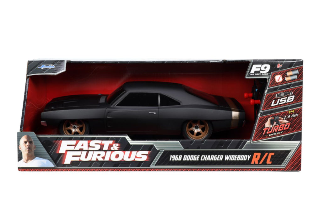 Image Pop Weasel - Image 7 of Fast & Furious - 1968 Dodge Charger (Widebody) 1:16 Scale Remote Control Car - Jada Toys - Remote Control Car - Image - Pop Weasel