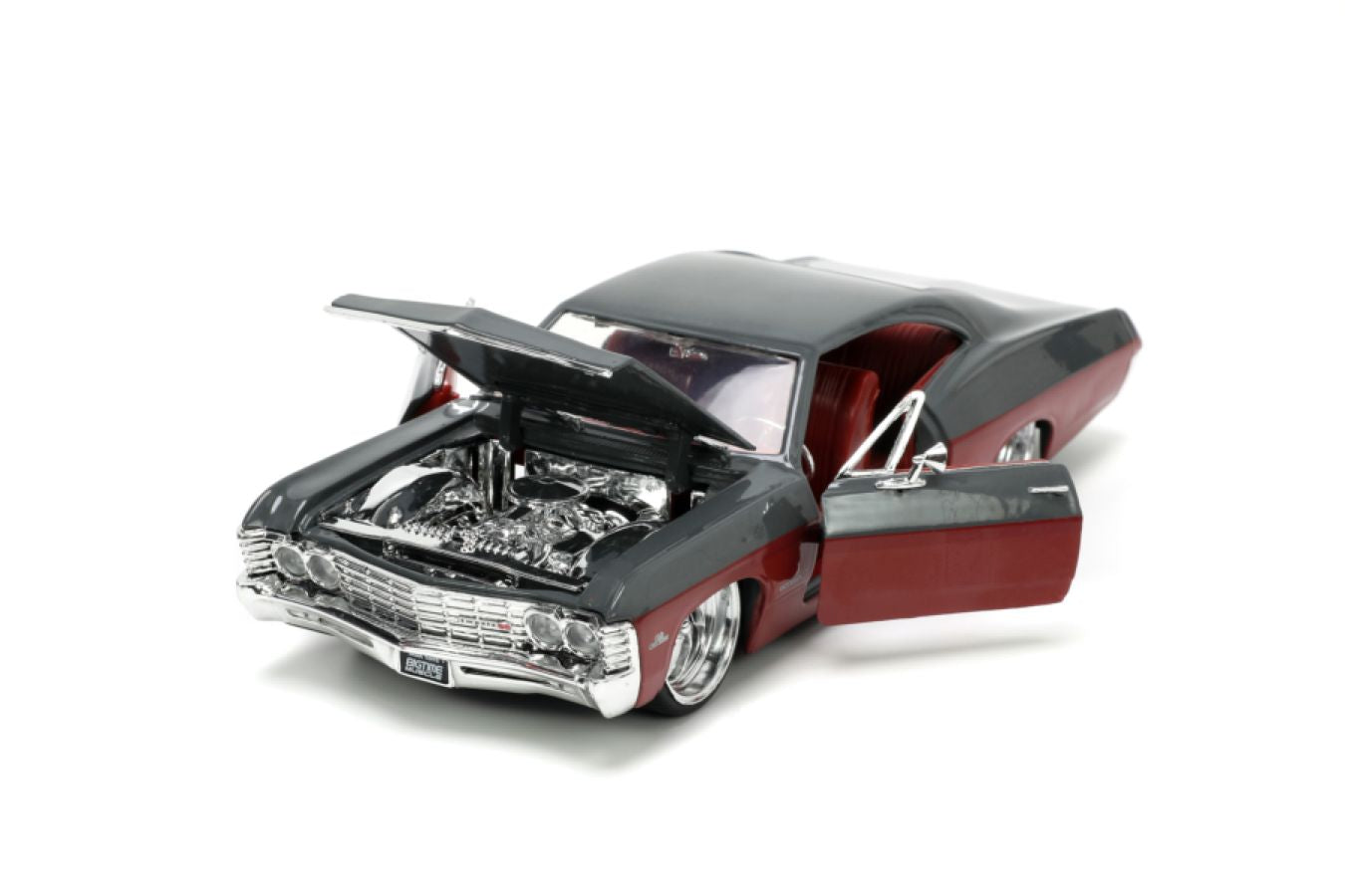 Image Pop Weasel - Image 5 of Big Time Muscle - 1967 Chevy Impala Coupe 1:24 Scale Diecast Vehicle - Jada Toys