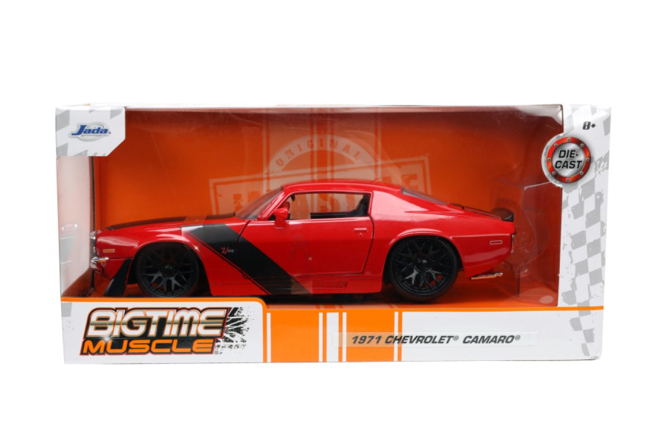 Image Pop Weasel - Image 6 of Big Time Muscle - 1971 Chevy Camaro 1:24 Scale Diecast Vehicle - Jada Toys