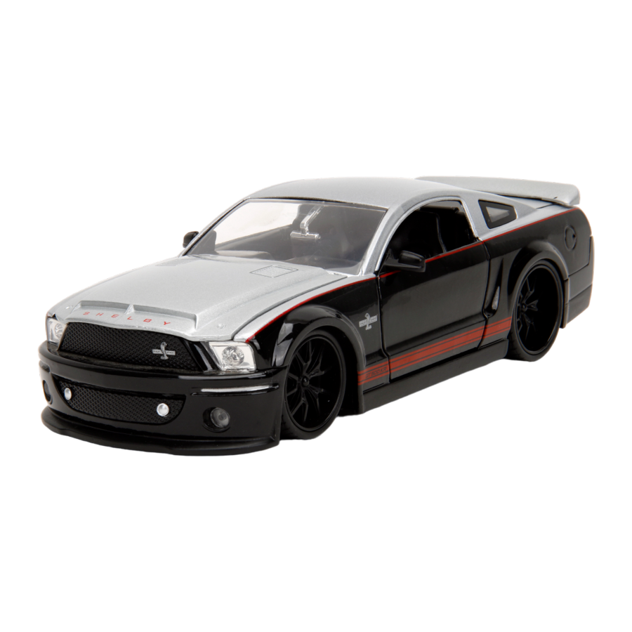 Big Time Muscle - 2008 Ford Mustang Shelby GT500 1:24 Scale Diecast Vehicle - Jada Toys - Diecast - Image - Pop Weasel