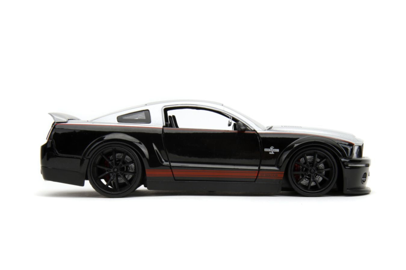 Image Pop Weasel - Image 4 of Big Time Muscle - 2008 Ford Mustang Shelby GT500 1:24 Scale Diecast Vehicle - Jada Toys