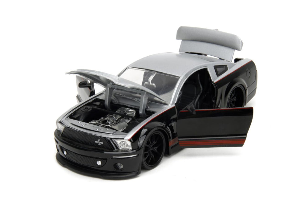 Image Pop Weasel - Image 6 of Big Time Muscle - 2008 Ford Mustang Shelby GT500 1:24 Scale Diecast Vehicle - Jada Toys - Diecast - Image - Pop Weasel