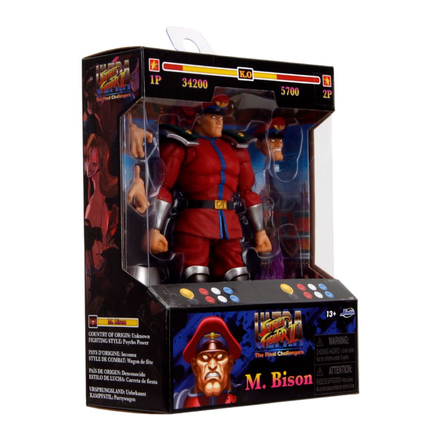 Pop Weasel - Image 4 of Street Fighter - M. Bison 6" Action Figure - Jada Toys - Action Figure - Image - Pop Weasel