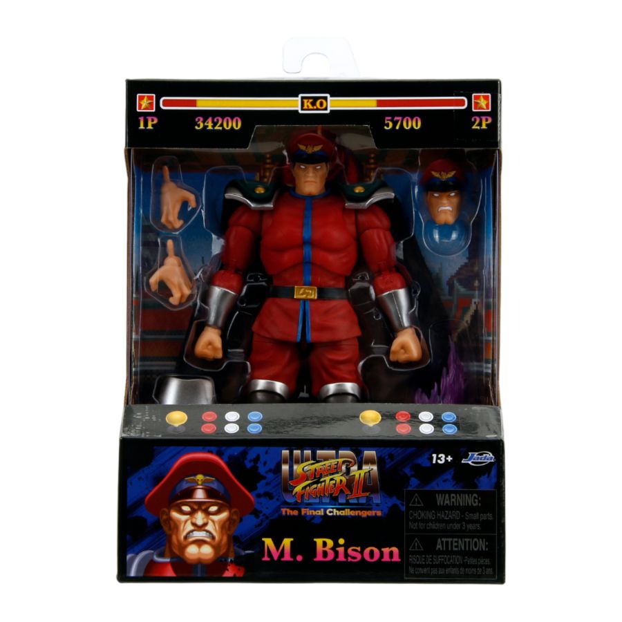 Pop Weasel - Image 5 of Street Fighter - M. Bison 6" Action Figure - Jada Toys - Action Figure - Image - Pop Weasel