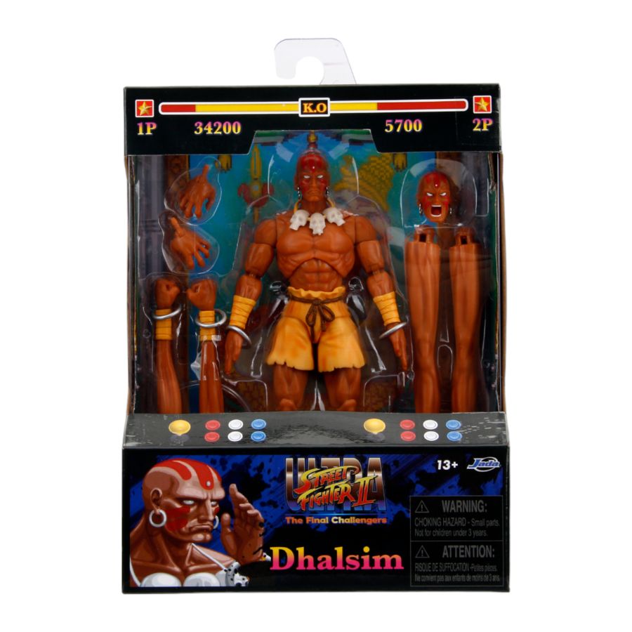 Pop Weasel - Image 4 of Street Fighter - Dhalsim 6" Action Figure - Jada Toys - Action Figure - Image - Pop Weasel