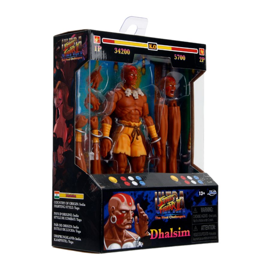 Pop Weasel - Image 5 of Street Fighter - Dhalsim 6" Action Figure - Jada Toys - Action Figure - Image - Pop Weasel