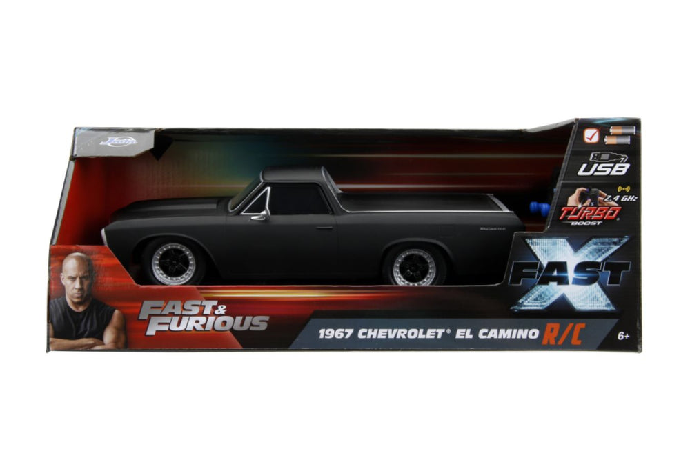 Image Pop Weasel - Image 9 of Fast & Furious - 1967 Chev El Camino 1:16 Scale Remote Control Car - Jada Toys - Remote Control Car - Image - Pop Weasel